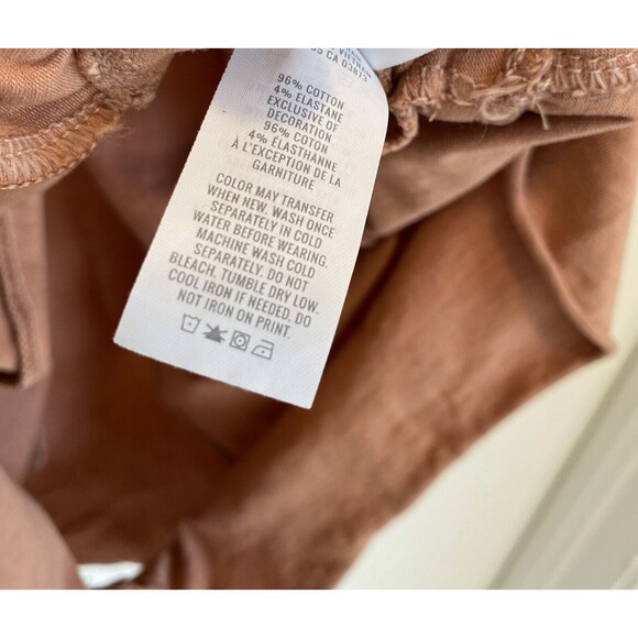 Aerie Ruched Romper Tie Shoulder Knit Jersey Women’s Size XS Boho Festival Rust - Picture 12 of 12